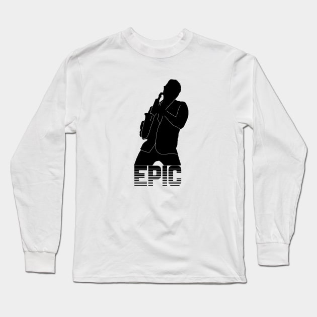 Epic Sax meme Long Sleeve T-Shirt by karutees